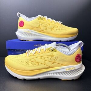 Brooks Disney Run Glycerin 23 Belle Shoes Mens Size 13 Women's 14.5 Yellow